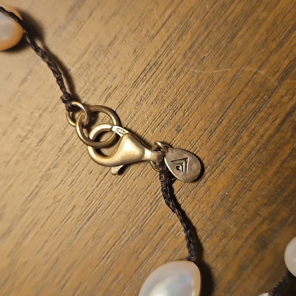 Silpada sterling and fresh water pearl necklace. - Picture 4 of 6